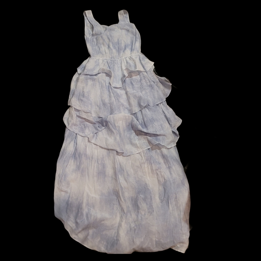 LOVE SHACK FANCY Risley High Low Ruffled Cotton Dress - Picture 5 of 5